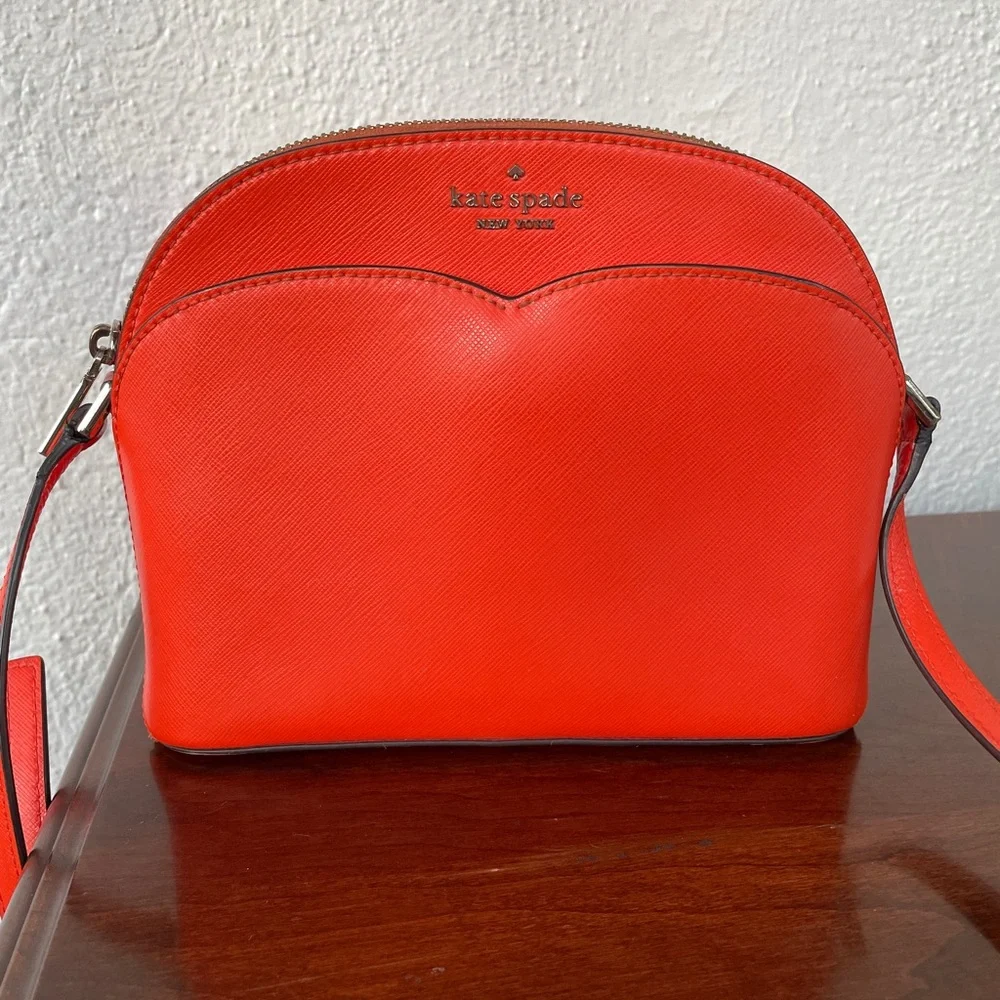Kate Spade Vibrant Orange Crossbody Bag - Picture 6 of 6